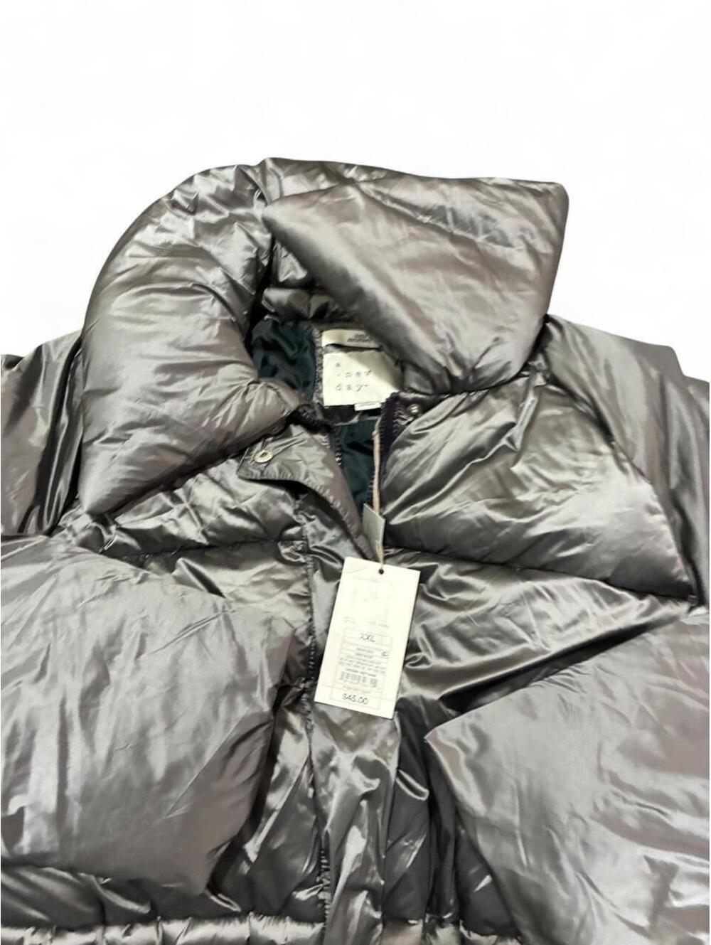 A New Day Silver Metallic Puffer Jacket - Picture 2 of 5